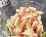 飲む水キムチ‼️ムルキムチ スイカの皮作り方1写真