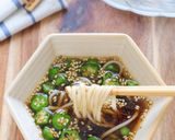 ねば旨♪オクラつゆのつけそうめん作り方7写真