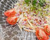 千切り野菜サラダ チアシードドレッシング作り方4写真