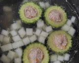 ゴーヤの肉詰めスープ作り方8写真