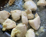生姜と塩胡椒でししとうパプリカ鶏肉炒め作り方7写真
