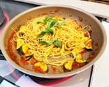パルメザンチーズとトマトソースパスタ作り方8写真