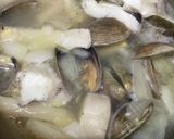ホワイトアスパラと魚介のスープ作り方4写真