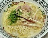 ツナとみょうがの白だしそうめん作り方5写真