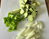 豚と夏野菜のしょうが甘酢炒め作り方1写真
