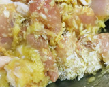 揚げ焼き●鶏もも肉のカツ衣揚げ作り方1写真