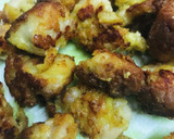 揚げ焼き●鶏もも肉のカツ衣揚げ作り方3写真
