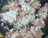 時短簡単美味レンコンと鶏胸肉の甘辛炒め煮作り方2写真