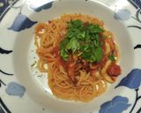 剣先イカのマリナーラスパゲッティ作り方14写真