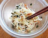 さっぱり♡もやしの梅焼き海苔和え作り方3写真