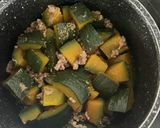かぼちゃのそぼろ煮作り方5写真