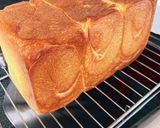 HBでふわふわしっとり金の食パン風型焼き作り方21写真