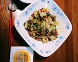 焼きそばソースで！簡単にも！野菜炒め弁当作り方10写真