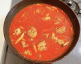 トマトジュースで作るスパイスチキンカレー作り方5写真