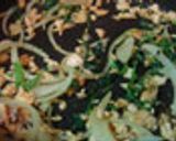 鮭とほうれん草のバター風味炒飯作り方4写真