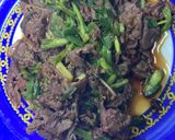 牛肉とネギの炒め物　314作り方4写真