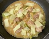 鶏肉とキャベツの味噌チーズ作り方2写真