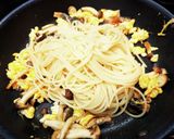 超簡単!ウナギとたまごとしめじのパスタ!作り方7写真