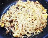 超簡単!ウナギとたまごとしめじのパスタ!作り方8写真