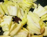 白菜とキノコの野菜炒め作り方1写真