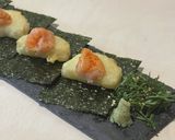 サクサク山芋と明太子の磯部天作り方5写真