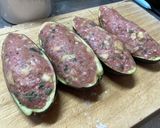 ナスと余り野菜の肉詰め作り方6写真
