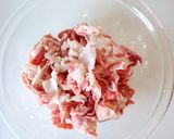 食感いい【牛肉とキャベツのオイスター炒め作り方2写真