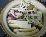 これ一品でOKな一人土鍋肉豆腐作り方3写真