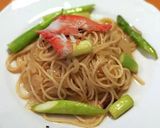 柔らか甘いアスパラのパスタ作り方17写真