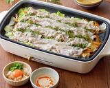 ホットプレートで簡単　蒸ししゃぶ作り方5写真