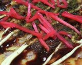 お好み焼きっぽいモノ　白ねぎ1本使用作り方4写真