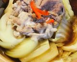 豚スキ●豚こまぎれ肉と白菜・根菜のスキ焼作り方3写真