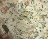 北欧風サーモンとじゃが芋のクリームパスタ作り方8写真