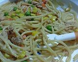 手抜き＼（＾０＾）／和風のツナパスタ☆彡作り方3写真