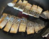 すのこ不要！鯖とたらこの押し寿司！作り方3写真