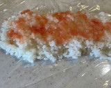 すのこ不要！鯖とたらこの押し寿司！作り方5写真