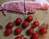 プチトマトの肉巻き串揚げ作り方1写真