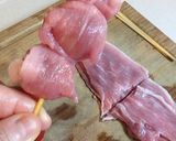 プチトマトの肉巻き串揚げ作り方3写真