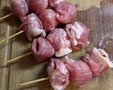 プチトマトの肉巻き串揚げ作り方4写真
