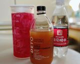 赤玉ねぎとりんご酢のソーダ作り方1写真