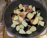 茄子と鶏のこっくり煮炒め作り方3写真