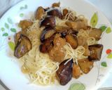 茄子と鶏のこっくり煮炒め作り方7写真
