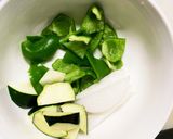 肉無豆腐さっぱりきな粉オイレモン味野菜炒作り方9写真