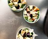 肉無豆腐さっぱりきな粉オイレモン味野菜炒作り方12写真