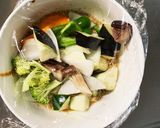 肉無豆腐さっぱりきな粉オイレモン味野菜炒作り方13写真