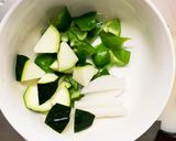 肉無チクワトマト味噌親子丼味野菜炒め作り方7写真