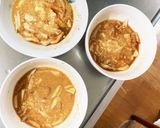 肉無チクワトマト味噌親子丼味野菜炒め作り方9写真