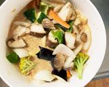 肉無チクワトマト味噌親子丼味野菜炒め作り方14写真