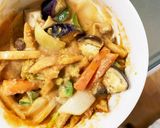 肉無チクワトマト味噌親子丼味野菜炒め作り方18写真