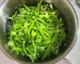 ピーマンの塩昆布和え作り方1写真